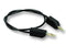 UNBRANDED JR8001/0.5M BLACK Test Lead, 4mm Banana Plug to 4mm Banana Plug, Black, 15 V, 4 A, 500 mm