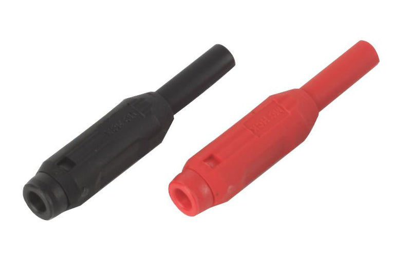STAUBLI 65.3322-21,+ -22,+-23,+ -24,+ -25,+ -29 Banana Test Connector, Receptacle, Cable Mount, Gold Plated Contacts