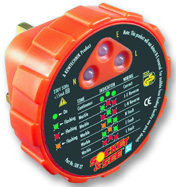 SOCKET & SEE SOK32 Professional Socket Tester with Audio Tone