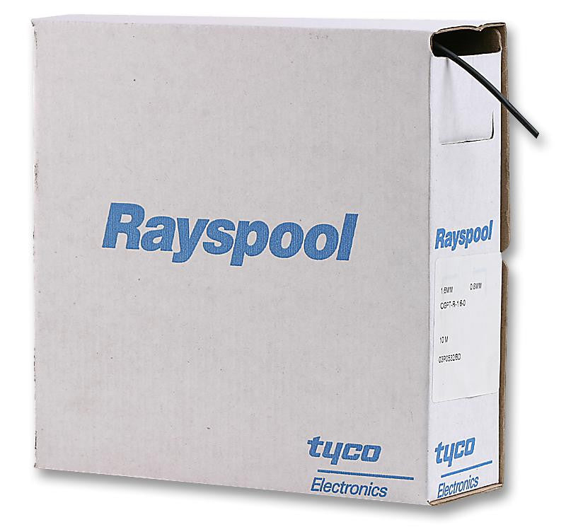 RAYCHEM - TE CONNECTIVITY LSTT-R-12.7-0 Heat Shrink Tubing, Low Shrink Temperature, 12.7 mm, 0.499 ", 2:1, Black, 19.69 ft, 6 m
