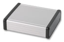 HAMMOND 1455L1202 Metallic Enclosure, 1455 Series, Extruded With Plastic End Panels, Instrument, Aluminium, 30.5 mm