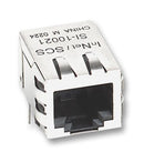 STEWART CONNECTOR SI-60002-F MODULAR, JACK, THT, R/A, RJ45, 8P8C