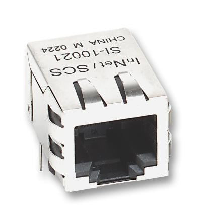 STEWART CONNECTOR SI-60002-F MODULAR, JACK, THT, R/A, RJ45, 8P8C