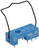 FINDER 95.15.2SMA Relay Socket, Through Hole, Through Hole, 8 Pins, 10 A, 250 V