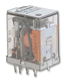 FINDER 55.13.9.024.0000 General Purpose Relay, 55 Series, Power, 3PDT, 24 VDC, 10 A