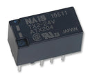 PANASONIC ELECTRIC WORKS TX2-24V Signal Relay, DPDT, 24 VDC, 2 A, TX Series, Through Hole, Non Latching