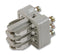 EPIC 10.4881 Heavy Duty Connector Insert, 6+PE Signal, STA Series, Plug, A3/4, 6 Contacts, 10 A