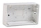MK K2172WHI Logic Plus 2 Gang Surface Pattress Box, 40mm