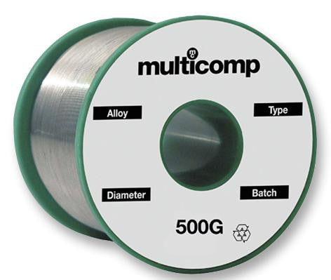 MULTICOMP 509-0660 Solder Wire, Lead Free, 1.2mm Diameter, 227&deg;C, 500g