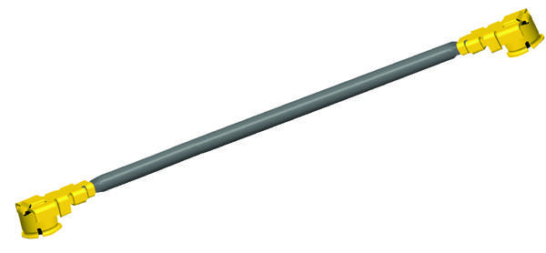 AMPHENOL RF A-1PA-113-300B2 COAXIAL CABLE, 300MM, BLACK