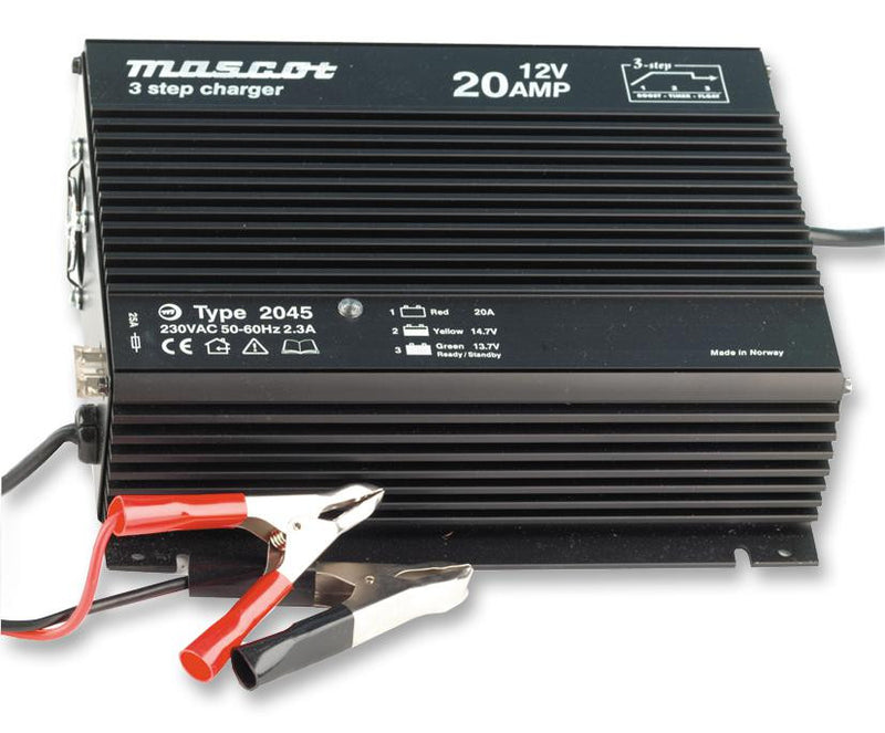 MASCOT 2045000047 24V 10A Bench Charger - 2045 Series