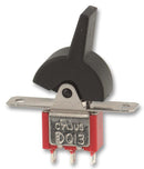 MULTICOMP 3MS1R2M1QE Rocker Switch, Non Illuminated, SPDT, On-On, Black, Panel, 2 A