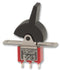 MULTICOMP 3MS1R2M1QE Rocker Switch, Non Illuminated, SPDT, On-On, Black, Panel, 2 A