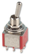 MULTICOMP 1MD4T1B1M1QE Toggle Switch, DPDT, Non Illuminated, (On)-Off-(On), 1MD Series, Panel, 5 A