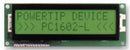POWERTIP PC1602ARS-CWA-A-Q Alphanumeric LCD, 16 x 2, Black on Yellow / Green, 5V, Parallel, English, Japanese, Reflective