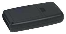 BOX ENCLOSURES 55-12-9V-R-GRY Non Metallic Enclosure, Recessed Top, Battery Compartment, Handheld