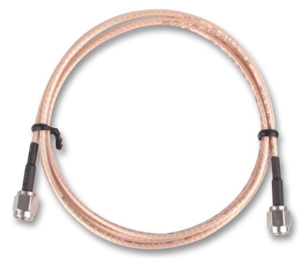 GREENPAR - TE CONNECTIVITY 1337819-1 RF / Coaxial Cable Assembly, SMC Straight Plug, SMC Straight Plug, RG174, 50 ohm, 9.84 ", 250 mm