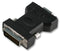 PRO SIGNAL PSG00009 VGA to DVI Adaptor - DVI-I 24+5 Male to 15-pin HD VGA Female