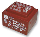 MYRRA 44197 Isolation Transformer, EI 38 x 13.6, 3.2 VA, 1 x 230V, 18V, 178 mA, PCB MOUNTED 44xxx Series