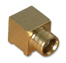 RADIALL R113664000 RF / Coaxial Connector, MCX Coaxial, Right Angle Jack, Solder, 50 ohm, Beryllium Copper