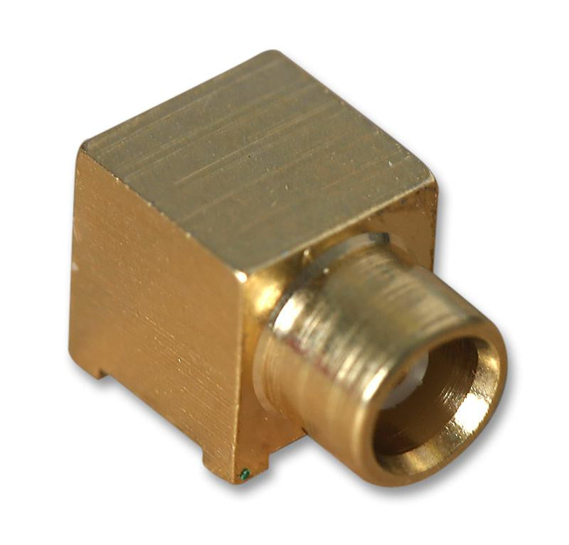 RADIALL R113664000 RF / Coaxial Connector, MCX Coaxial, Right Angle Jack, Solder, 50 ohm, Beryllium Copper