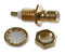 RADIALL R114553000 RF / Coaxial Connector, SMB Coaxial, Straight Bulkhead Jack, Solder, 50 ohm, Brass