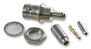 RADIALL R141306000 RF / Coaxial Connector, BNC Coaxial, Straight Bulkhead Jack, Crimp, 50 ohm, RG174, Beryllium Copper