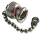 RADIALL R141812000 Dust Cap / Cover, Cap with Chain, Standard BNC Connectors, Brass Body
