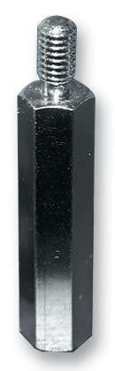 ETTINGER 05.13.181 Standoff, Zinc Plated, Steel, M3, Hex Male-Female, 18 mm, 05.13 Series