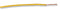 LAPP KABEL 4126005S Wire, LiY, PVC, Yellow, 24 AWG, 0.25 mm&iuml;&iquest;&frac12;, 820 ft, 250 m