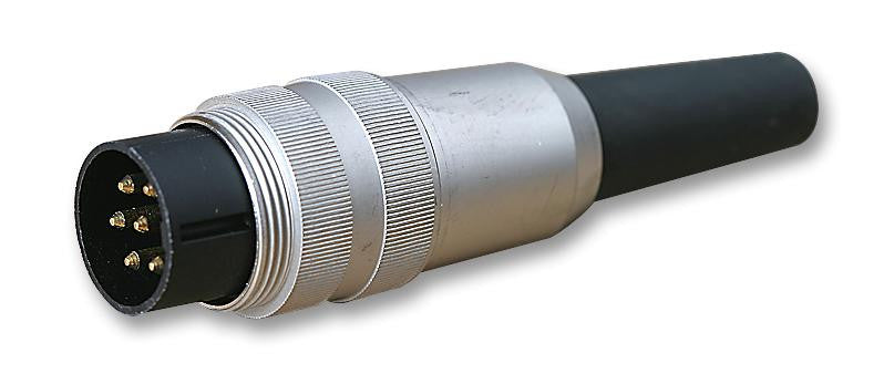 LUMBERG SV60 DIN Audio / Video Connector, 6 Contacts, Plug, Cable Mount, Silver Plated Contacts, Metal Body