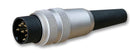 LUMBERG SV80 DIN Audio / Video Connector, 8 Contacts, Plug, Cable Mount, Silver Plated Contacts, Metal Body
