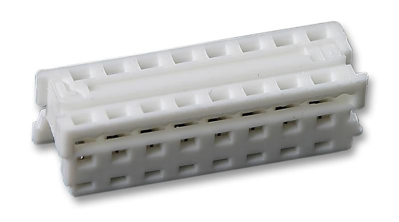 LUMBERG MICA16 Wire-To-Board Connector, Free, 1.27 mm, 16 Contacts, Receptacle, Micromodul Series, IDC / IDT