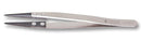 IDEAL-TEK 249 CF SA Tweezer, Precision, 130 mm, Stainless Steel Body, Carbon Fibre Tip