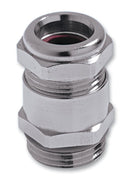 LAPP KABEL 52105470 Cable Gland, M20 x 1.5, 6.8 mm, 8.8 mm, Brass, Metallic - Nickel Finish