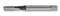 RUKO 232-050 Hand Tap, Single Cut, High Speed Steel, Right-Handed-Thread, M5, 0.8mm