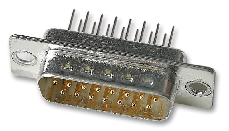 HARTING 09 67 015 5654 D Sub Connector, 15 Contacts, Plug, DA, Straight Solder Pins, Metal Body, Solder
