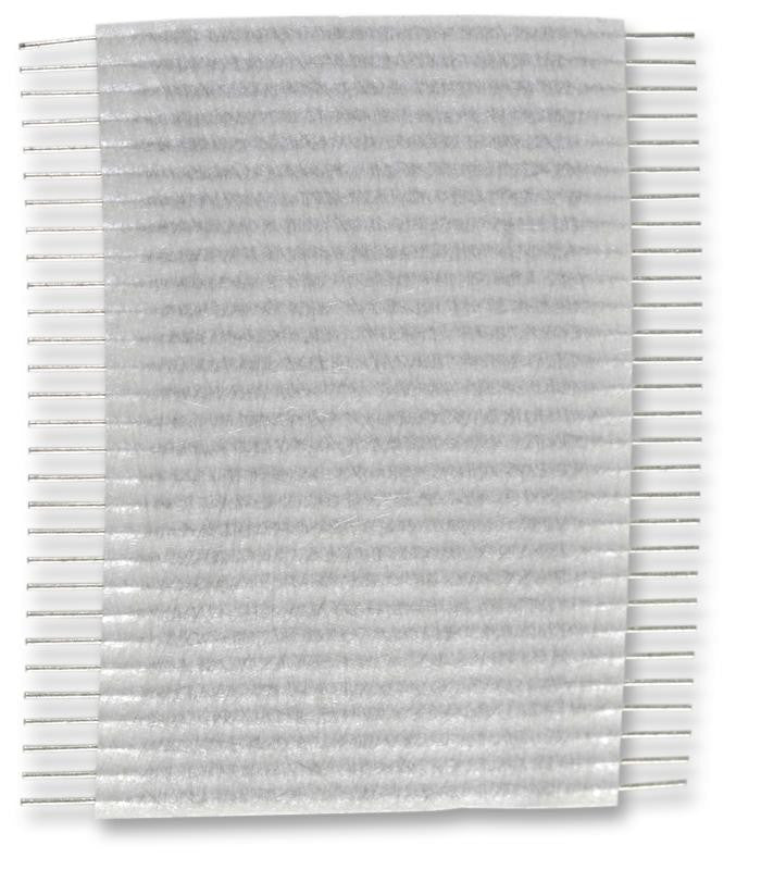 TE CONNECTIVITY FSN-11A-20 Ribbon Cable, Jumper Nomex Cable, Straight Pin, Straight Pin, 20 Ways, 1 ft, 25.4 mm, 1.27 mm