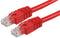 PRO SIGNAL PS11151 RJ45 Male to Male Cat6 UTP Ethernet Patch Lead, 1m Red