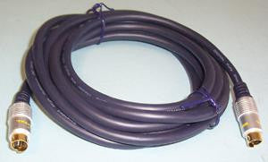 PRO SIGNAL JR9501/3M Audio / Video Cable Assembly, Mini-DIN Plug, 4 Way, (S-VHS), Mini-DIN Plug, 4 Way, (S-VHS), 9.8 ft
