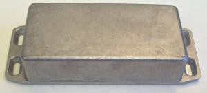 HAMMOND 1590GFL IP54 Die Cast Aluminium Instrument Enclosure with Flanged Lid - 100x50x21mm