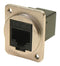 Cliff Electronic Components CP30222M3 CP30222M3 In-Line Adapter Cat6 M3 Hole RJ45 Adaptor FT Jack 8 Ways