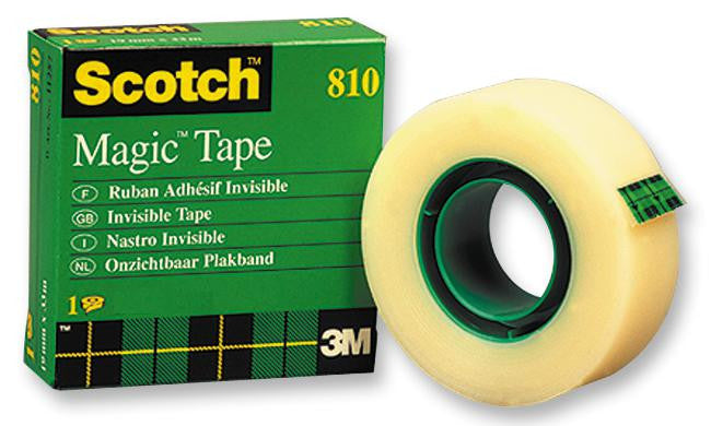 3M 810 19MM MAGIC TAPE, 19MMX33M