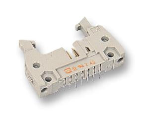 HARTING 09 18 526 6903 Wire-To-Board Connector, Right Angle, 2.54 mm, 26 Contacts, Header, SEK 18 Series, Through Hole