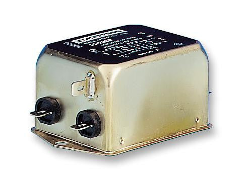 SCHAFFNER FN2060-1-06 Power Line Filter, Chassis, 0.22 &micro;F, 250 V, 1 A, General Purpose, Quick Connect, 12 mH