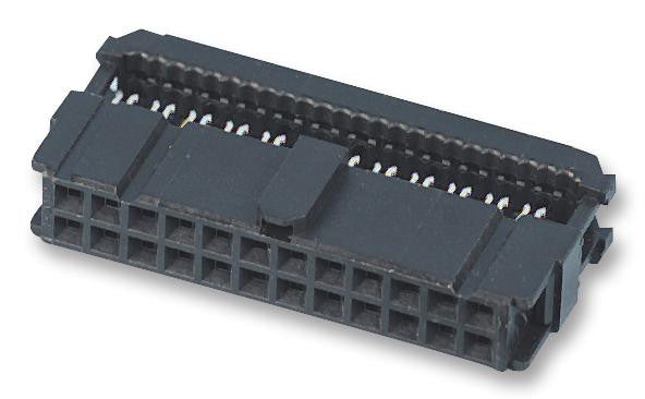 AMP - TE CONNECTIVITY 1658621-9 Wire-To-Board Connector, 2.54 mm, 40 Contacts, Receptacle, AMP-LATCH Novo Series, IDC / IDT, 2 Rows