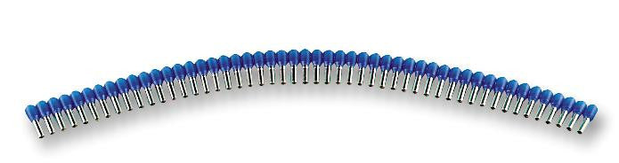 WEIDMULLER 9004310000 Wire Ferrule Terminal, 18 AWG, 0.75 mm&sup2;, Blue, PP (Polypropylene)