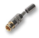 HUBER & SUHNER 21 MCX-50-2-13/111NH RF / Coaxial Connector, MCX Coaxial, Straight Jack, Crimp, 50 ohm, RG174, RG188A, RG316