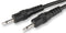 PRO SIGNAL AV02021 Audio / Video Cable Assembly, 2.5mm Mono Jack Plug, 2.5mm Mono Jack Plug, 9.8 ft, 3 m, Black