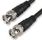 PRO SIGNAL BNC-BNC PLUG RG59 2M RF / Coaxial Cable Assembly, BNC Straight Plug, BNC Straight Plug, 6.6 ft, 2 m, Black